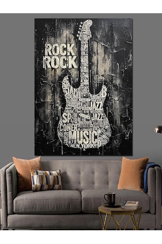 Ahşap Tablo Punk Rock Müzik Sözleri