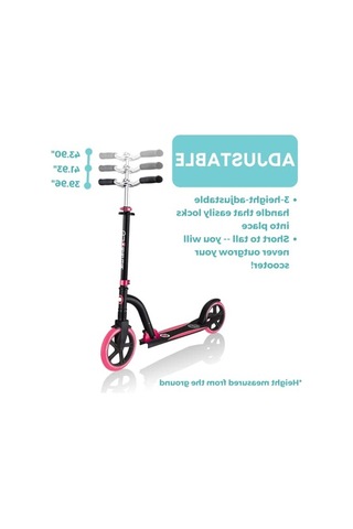 Katlanabilir Scooter, Ayarlanabilir T-bar İle 8 Yaş Ve Üzeri İçin Açık Gri