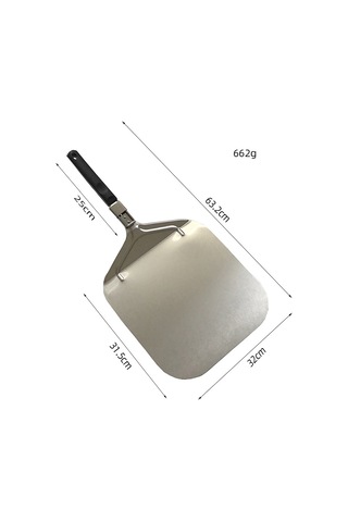 Sones Saplı Katlanabilir Pizza Kek Alüminyum Spatula