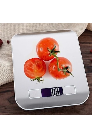Metal Dijital Mutfak Terazisi Hassas Tartı 5 Kg Crown 4490