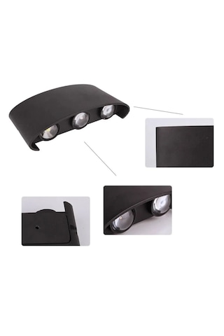 Cata Ct-8011 Haiti 10w 3200k Günışığı Led Aplik Siyah