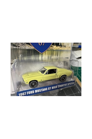 1967 Ford Mustang Gt Fastback High Country Special 1/64 Model Araba