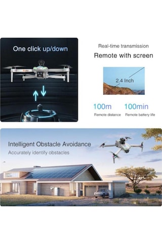 Gd11 Fpv Drone 4k Eıs Kamera Fırçasız Motor Tasıma Cantalı Kulaklık Ve Akıllı Bileklik Hediyeli