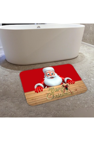Suntek Yılbaşı Banyo Zemin Mat S-harfi-ile-noel-baba S Harfi İle Noel Baba
