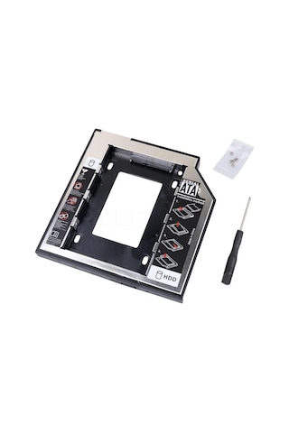 Alfais 4717 12.7mm Sata Hdd Harddisk Caddy Kızak Kutu Laptop Ssd Notebook Ikinci Hdd Takma