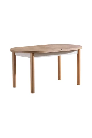 Masal Yemek Masası 90x156 Cm Beyaz - Kahverengi