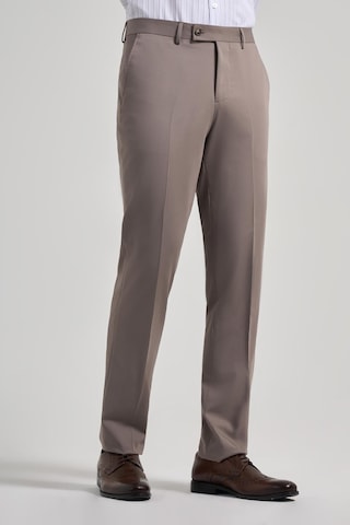 İmza Sütlü Kahverengi Esnek Yandan Cepli Comfort Fit Classic Pantolon 1003250159 Sütlü Kahverengi