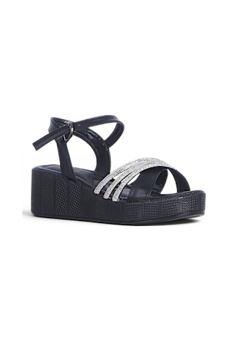 Ayakcenter Byn Ayışığı By33 Siyah Kadın 7 Cm Topuklu Sandalet