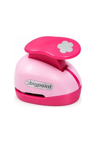 Bigpoint Şekilli Delgeç 3.8cm Çiçek X 10 Adet Diger
