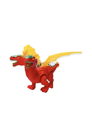 Pasifik Hareketli Sesli Işıklı Çift Başlı Dinazor Oyuncak
