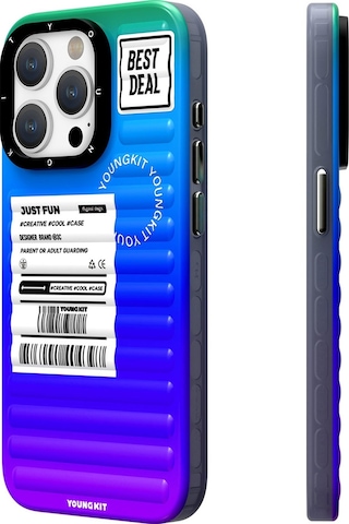 Apple Uyumlu iPhone 15 Pro Max Kılıf Youngkit The Secret Color Serisi Kapak Yeşil