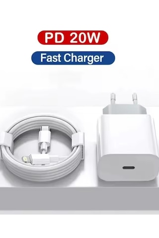 İphone Hızlı Şarj Aleti 8 X Xs Xr 11 12 13 14 Pro Max Mini Plus Uyumlu 20w