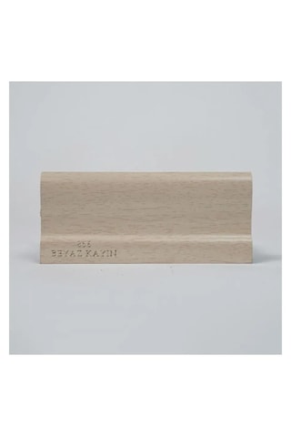 Laminant Parke Süpürgelik 6cm Beyaz Kayın 856