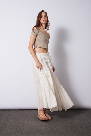 Triko Korse Top Bej