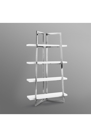 Nysa Paslanmaz Metal Kitaplık & Raf