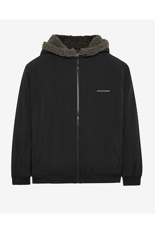 Skechers M Outdoor Fleece Reversible Full Zip Sherpa Erkek Antrasit Mont S242252-003 Antrasit