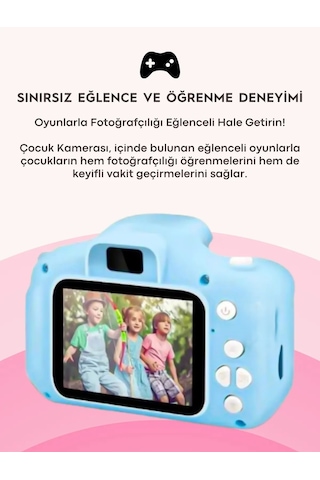 Arell Teknoloji X526 Çocuk Dijital Fotoğraf Makinesi