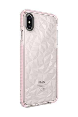 Apple Uyumlu iPhone Xs Max 6.5 Kılıf Zore Buzz Kapak Pembe