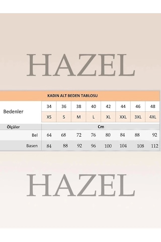 Hazel Kadın Kahverengi Yüksek Bel Cırtlı Palazzo Pantolon-kahverengi Kahverengi