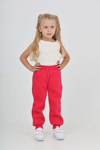 Toontoy Kız Çocuk T Logo Nakışlı Eşofman Alt Fuşya