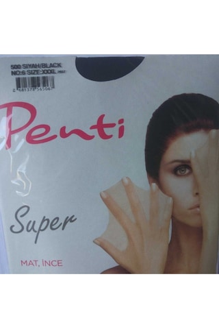Penti Maxi Süper Ince Siyah Külotlu Çorap 001