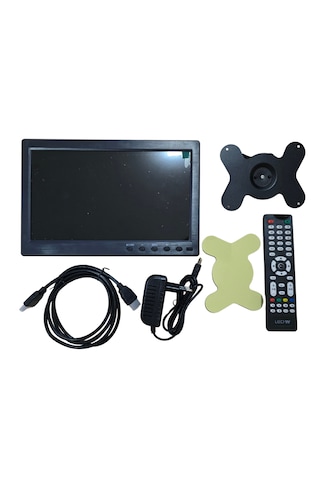 Viva M-10 10 İnç Tft Lcd Güvenlik Kamera Monitörü Hd Görüntü Destekli - Masaüstü Küçük Ekran Mini Cctv Dvr Uyumlu Monitör