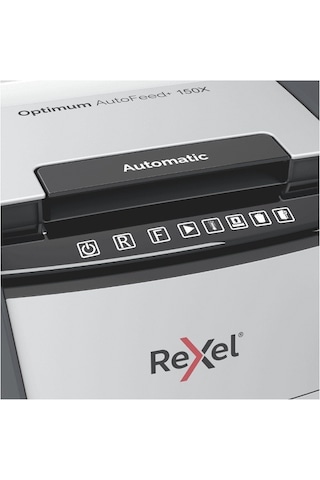 Rexel Optimum AutoFeed+ 150X Otomatik Çapraz Kesim Evrak İmha Makinesi