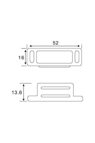 Canex Mıknatıslı Çıt Çıt Metal Paslanmaz 5.0 Cm