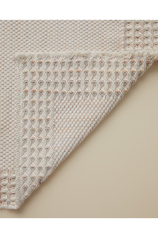 Pearly Pamuklu Dokuma Kilim 80x150 Cm Turuncu-ekru-bej