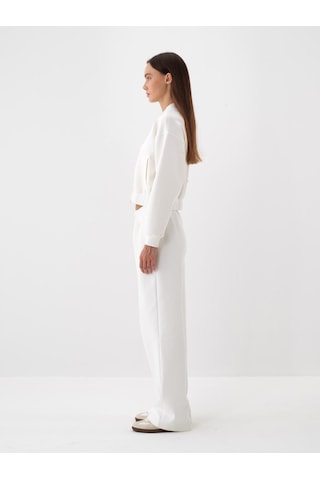 Xint Ekru Pamuk Dokulu Oversize Sweat Pantolon 470462