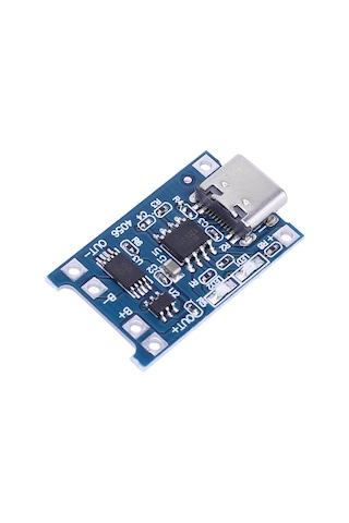 H Tp4056 Lityum Pil Şarj Modülü 1a Pil Şarj Kartı Tip C 4.5v-5 10pcs