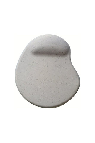Oval Gri Kum Desen Bilek Destekli Kaymaz Bilgisayar Notebook Mouse Pad-bileklikli Maus Ped