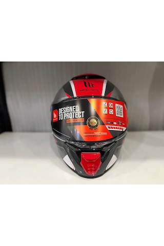 Mt Helmets Thunder 4 Sv Freeway A17 Motosiklet Kaskı Parlak Gri