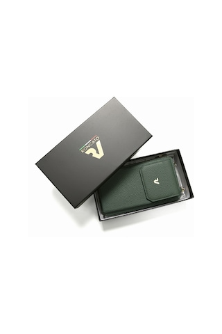 Green Cüzdan & Kartlık Kadın Diğer 2807 Roncato Flother Skın Wallet Telephone Card Holder Green