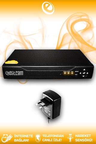 Elitcam 16 Kanal AHD DVR Xmeye Hibrit Kayıt Cihazı