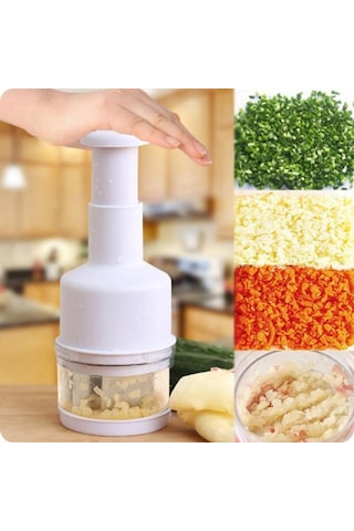 Stainless Steel Onion Cutting Instrument / Ginger Garlic Cutter, Size: 22x8x8cm, Random Color Delivery Diğer