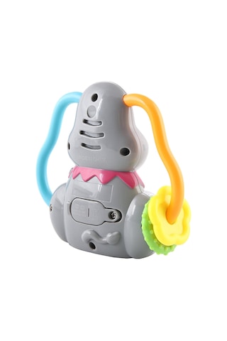 Bondigo Minik Eller Müzikli Fil - Işıklı Müzikli Diş Kaşıyıcı Ve Çıngırak BL1039-2206 Çok Renkli