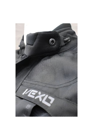 Vexo Adventure H20 4 Mevsim Motosiklet Montu Siyah