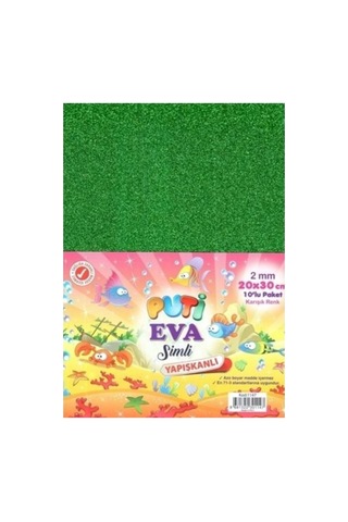 A4 20x30 Cm Simli Eva 2 Mm 10 Renk Ce-002