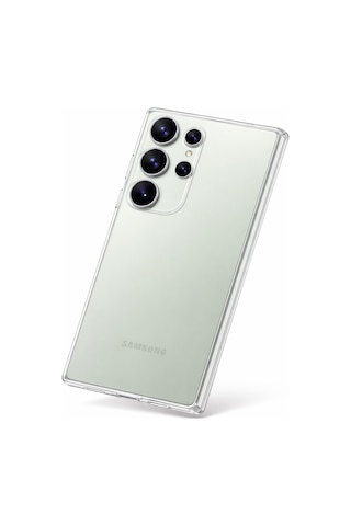 Samsung Uyumlu Galaxy S25 Ultra Kılıf Şeffaf Kamera Korumalı 3d