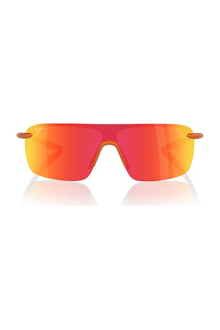 Mj0680s 00429 99 Unisex Polarize Geometrik Aynalı Outdoor Turuncu Kemik Güneş Gözlüğü Turuncu