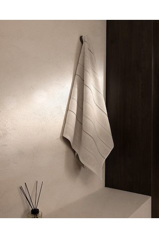 Madame Coco Celeste %100 Pamuk Banyo Havlusu - Bej - 70x140 Cm 8684427342800 Çok Renkli