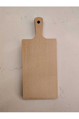 Mini Kesme Tahtası/gürgen Ağacı Limon Kesme Tahtası Tek Parça 10x22x1,5 Ahşap