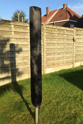Brolly Siyah Plaj Şemsiyesi Kılıfı Su Geçirmez Şemsiye Koruma Kılıfı Şemsiye Taşıma Çantası 150X20CM Siyah