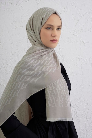 Armine Monogram Desen Edition Şal Krem