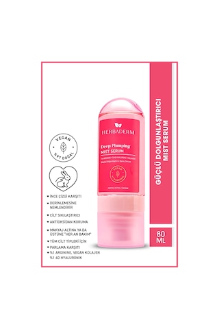 Herbaderm Güçlü Dolgunlaştırıcı Mist Serum 80 ML