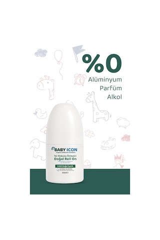 Baby Icon Sensitive Terleme Önleyici Roll-On 50 ML