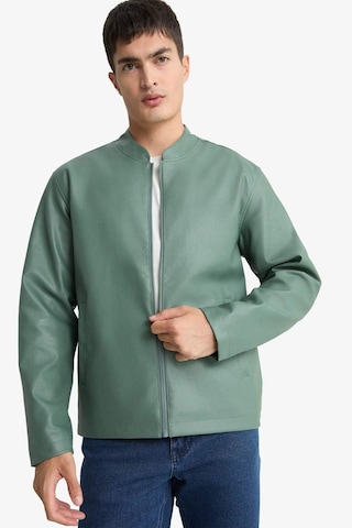 Defacto Su İtici Slim Fit Suni Deri Mont D8525ax26spkh458 Haki-kh458