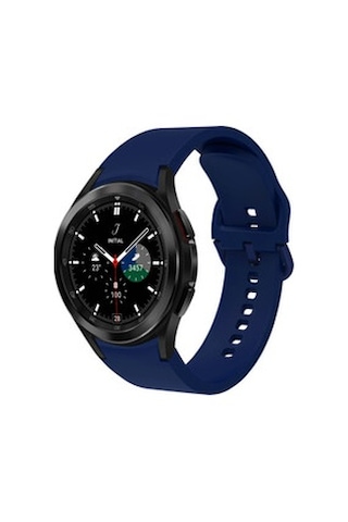 Samsung Galaxy Uyumlu Watch 4 Classic 46mm Krd-50 Silikon Kordon - Petrol Mavi