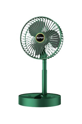 Eternal Luck Sessiz Katlanır USB Küçük Yelpaze Fan Yeşil